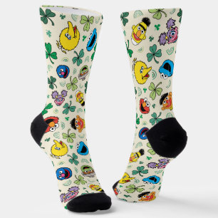 Chaussette Sesame Street St. Patrick's Day Motif