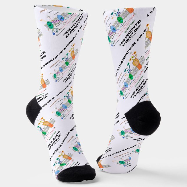 Chaussette Si nous pouvions tous photosynthétiser ne serait p (Angulaire)