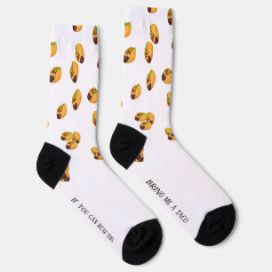 Chaussette Si tu peux lire ça Apporte-moi un Taco