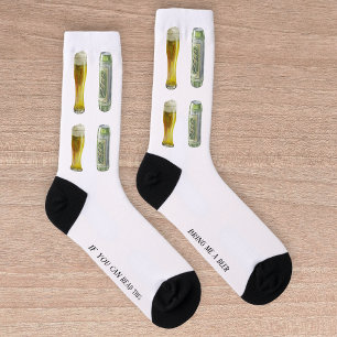 Chaussette Si tu peux lire ceci apporte-moi une bière