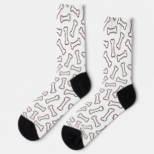 Chaussette Silhouettes osseuses - Conception minimale de chie