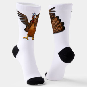 Chaussette SlipperyJoe's Thanksgiving gobble de manière respo