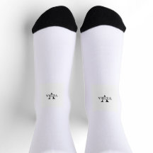 small logo printed socks
