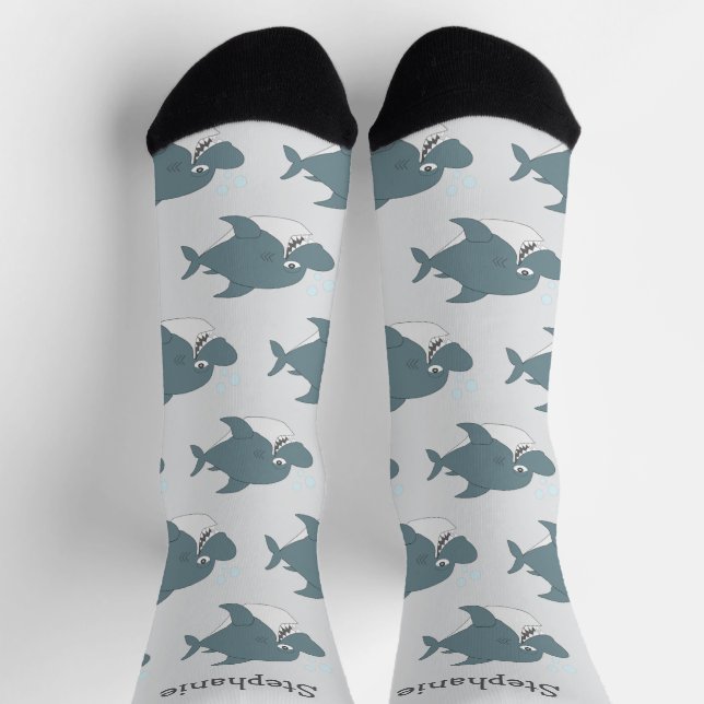 Chaussette Socks Shark Design (Haut)