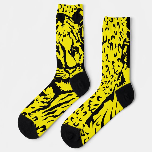 Chaussette Socles d'impression Tiger (Gauche)