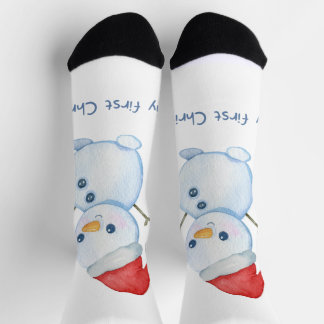 Chaussette "Soirée Festive : Chaussettes À Thème Noël"