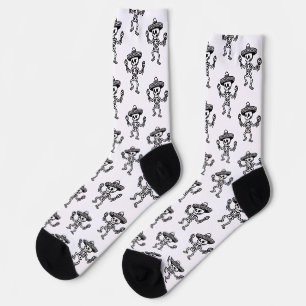 Chaussette Squelette Mexicain Dançant