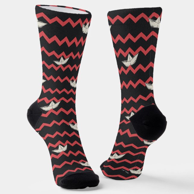 Chaussette SS Georgie Boat Chevron Motif (Angulaire)