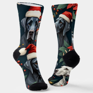 Chaussette Stunning Great Dane Christmas 