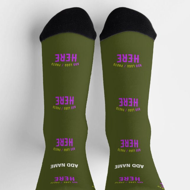 CHAUSSETTE STYLISH MODERNE ARMÉE VERT VÉRIFIÉ MARQUE (Haut)