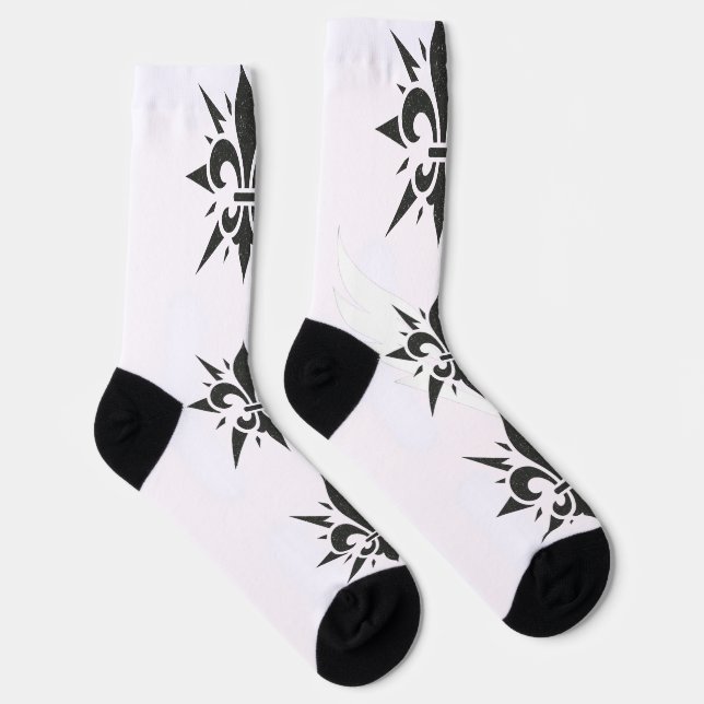 Chaussette "Stylized Fleur-de-lis" Crew Socks (Droite)