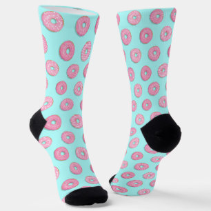 Chaussette Sugar Sweet Pink Glazed Donuts
