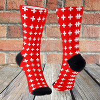 Suisse Chaussettes, patriotique suisse Drapeau mod