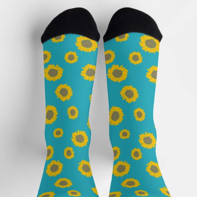 Chaussette Sunflower Pattern Socks (Haut)