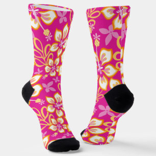Chaussette Surf JUNGLE (COMBO ROSE)