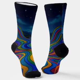 Chaussette Surreal Dream Land