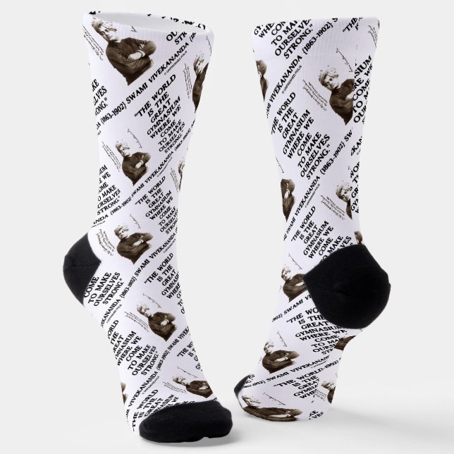 Chaussette Swami Vivekananda Grand Gymnase Mondial Fort Qte (Angulaire)