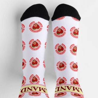 Chaussette Sweet Juicy Strawberries Summer Fruit