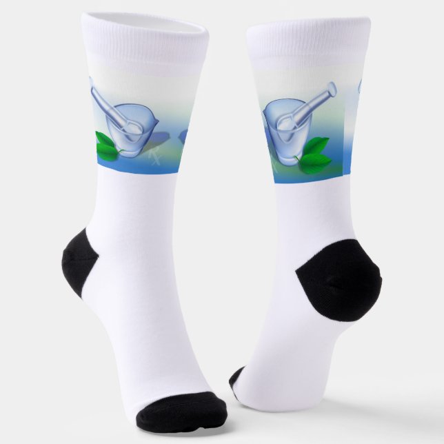 Chaussette Symbole de pharmacie (Angulaire)