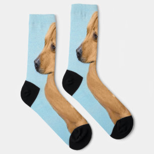Chaussette Tableau Rhodesian Ridgeback - Art Chien original