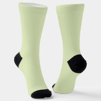 Chaussette Tea vert Solide couleur blanche