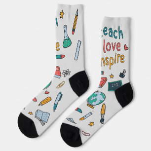Chaussette Teach Love Inspire
