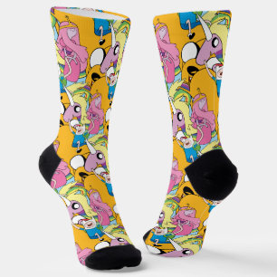 Chaussette Temps d'aventure   Lady, Bubblegum, Finn & Jake So