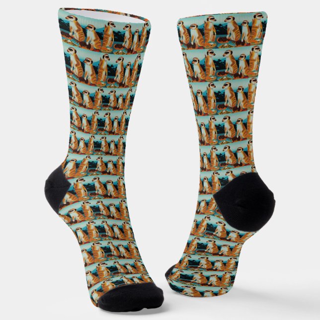Chaussette Temps Pour Tacos Meerkat Style, Chaussettes D'Équi (Angulaire)