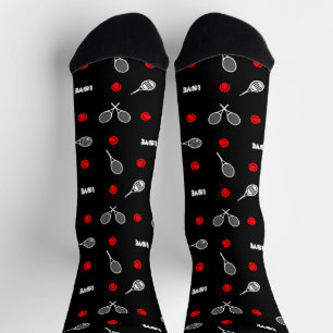 Chaussette 🎾 tennis en noir et blanc 🎾