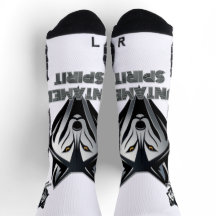 Tête de loup argentée avec formes Abstraites