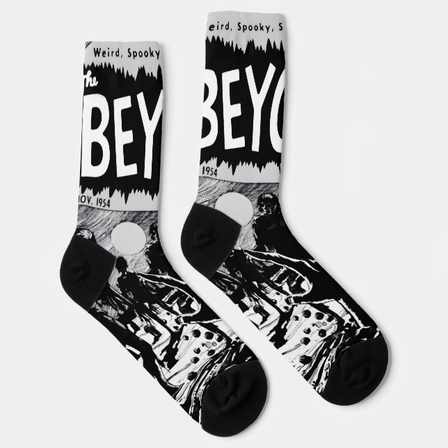 Chaussette 'The BEYOND' Horror Comic Socks (Droite)