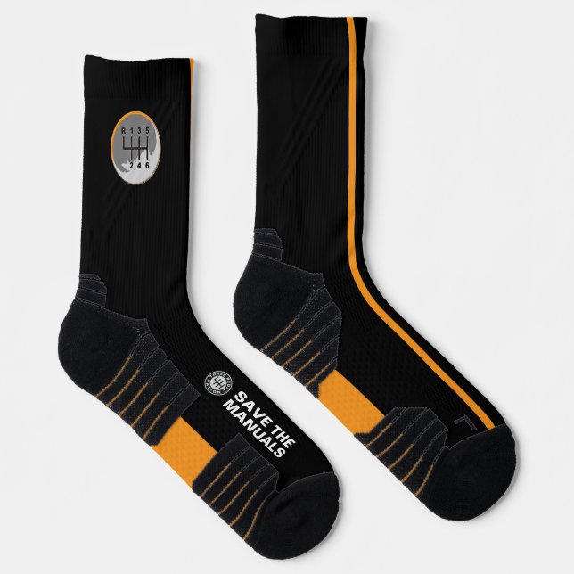 Chaussette THREE PEDAL NATION Crew Socks (Droite)