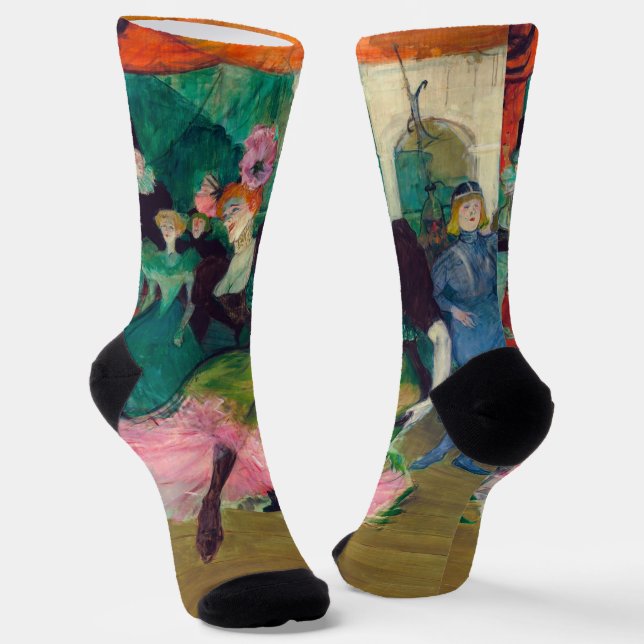Chaussette Toulouse-Lautrec - Marcelle Lender, Danse Bolero (Angulaire)