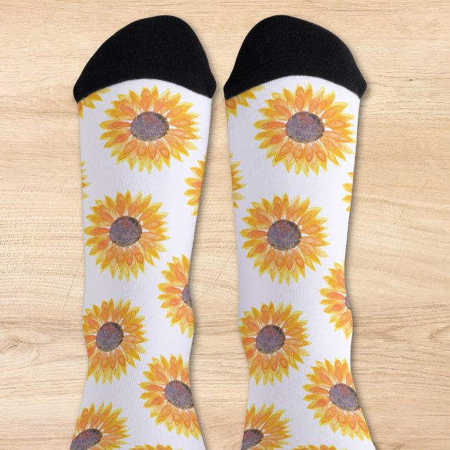 Chaussette Tournesol (Créateur téléchargé)