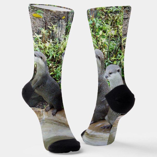 Chaussette **"Triple Trouble : Les Aventures de Otter Triplet (Angulaire)