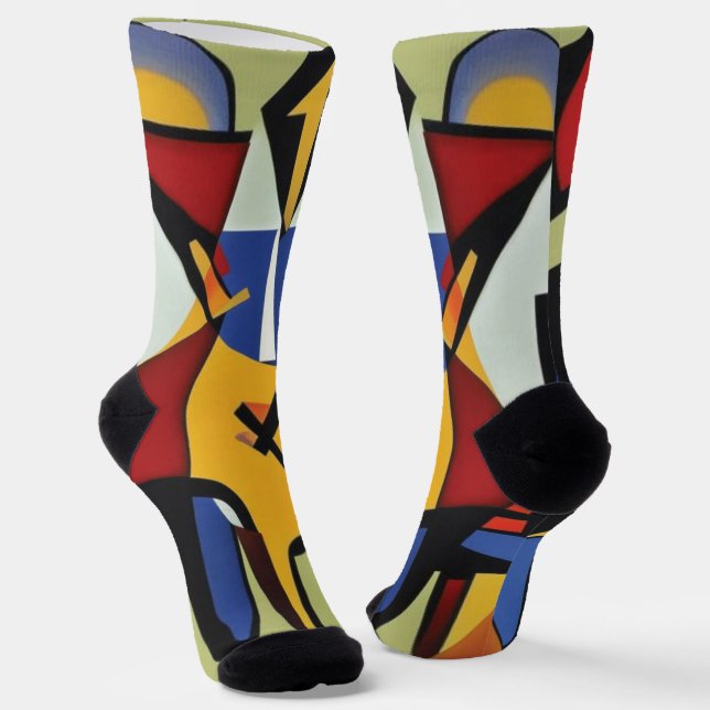 Chaussette Trois musiciens de jazz (Angulaire)