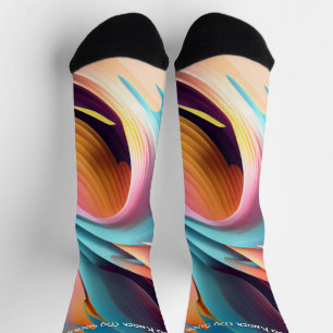 Chaussette Tu Me Frappes Les Chaussettes ! -Chaussettes