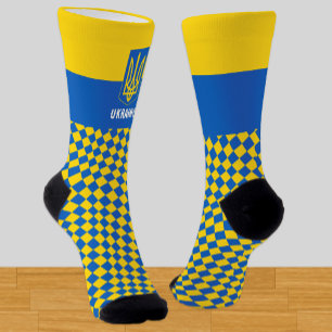 Chaussette Ukraine Chaussettes, drapeau ukrainien mode / spor