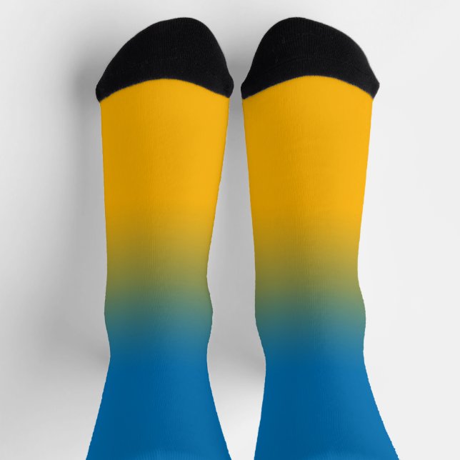 Chaussette Ukraine, couleurs de la liberté (Haut)