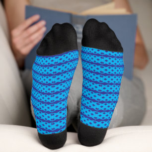 Chaussette Un ciel bleu clair s'étend au-dessus d'un bleu pro