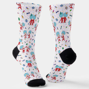 Chaussette Une chose deux Motif de fête