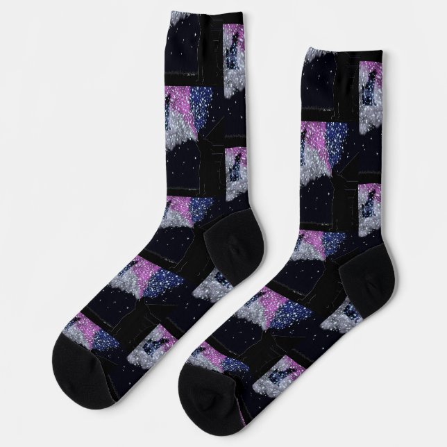 Chaussette Une nuit d'été avec Sirius (Gauche)