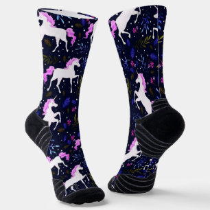 Chaussette Unicornes roses