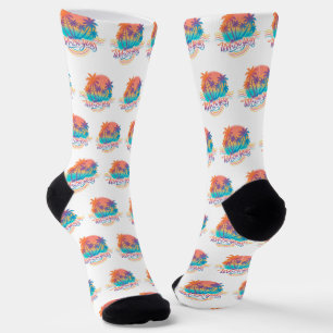Chaussette USA 250e anniversaire Palmiers 