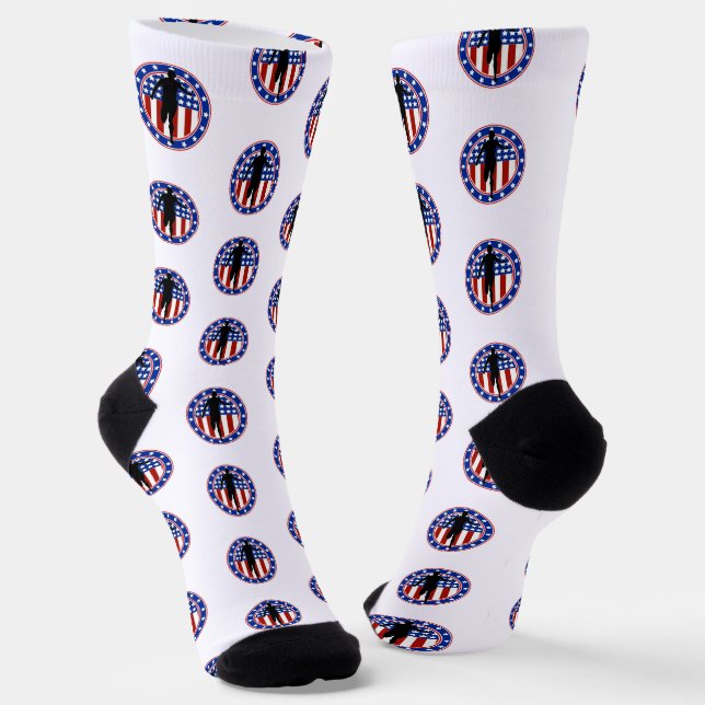 Chaussette USA Patriotic MARATHON / REPOS (Angulaire)