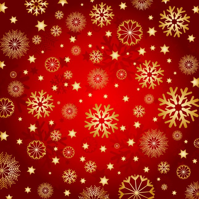 Chaussette Vacances d'hiver  (Golden Snowflakes!)