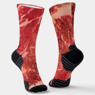Chaussette Vapeur de Ribeye de viande crue