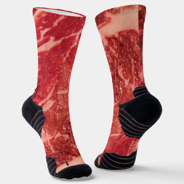 Chaussette Vapeur de Ribeye de viande crue (Angulaire)