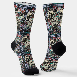 Chaussette Vélo Bmx Classique - Chaussettes Bmx Freestyle Bmx