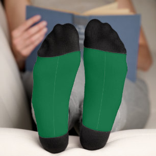 Chaussette vert, azur, aqua, bleu électrique, police